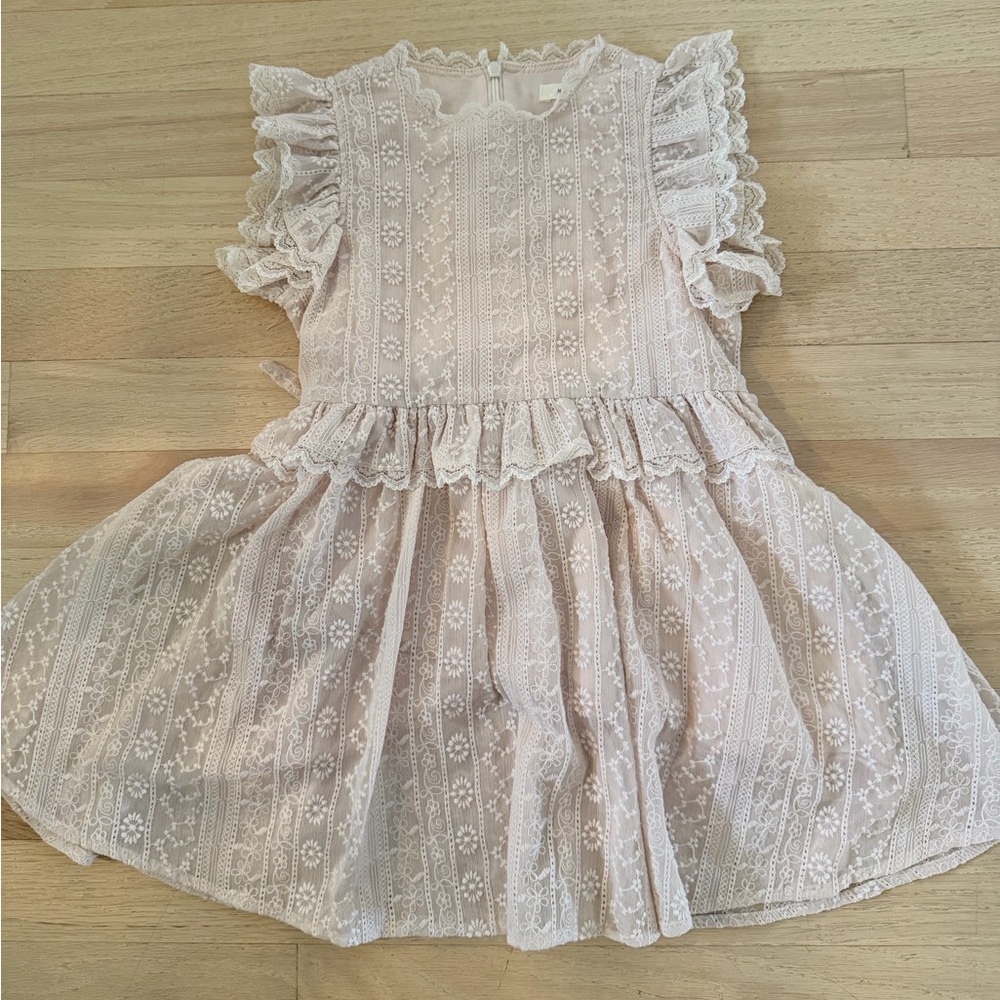 Noralee Lace Dress, Blush Pink - Girl Size 4